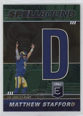 2022 Panini Donruss Elite Spellbound Green Matthew Stafford (Letter D) #SB-MS8 - Image 1 of 2