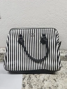GUESS Striped Shoulder Bag purse - Picture 1 of 9