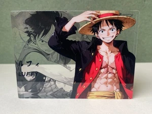One Piece Anime Collectable Acrylic Board Two Side Card Straw Hat Luffy 1x6x8 cm - Picture 1 of 7