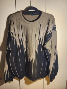 TUNDRA Canada Gr. M mercerisierte strukturierte Baumwolle Strickpullover - Bild 1 von 5