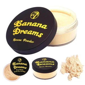 W7 Banana Dreams Loose Face Powder Makeup - Yellow Setting Powder - Picture 1 of 5