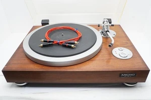 MICRO DD-8 Turntable with EP Adapter & BELDEN 88760 Analog Cable - Picture 1 of 10