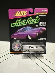 Johnny Lightning White Lightning Hot Rods Frankenstude Playing Mantis Silver - Picture 1 of 7