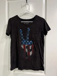 LOL Vintage Women’s Small Black Graphic Cotton Blend T Shirt Free Gift! - Picture 1 of 8