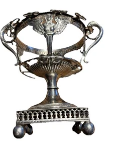 Kaviar Anbietschalle Silber 1780 Frankreich 460g Ohne Glas Gewogen - Bild 1 von 9