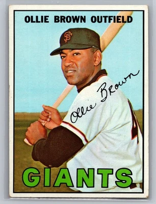 1967 Topps #83 Ollie Brown - Image 1 of 2