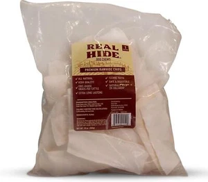 | All Natural Dog Chew Treats - Premium Rawhide 1 Pound (pack of 1), White - Picture 1 of 6
