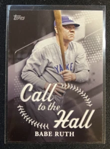 2025 Topps Series 1 #CTH-22 Babe Ruth Call to the Hall NY Yankees - Picture 1 of 2