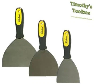 RICHARD TOOLS Richard Ergo-Grip Flex Knife Taping/ Joint Knife Set (4,5,6")