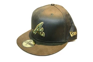New Era 59fifty Checklands Atlanta Brave Baseball Cap Free delivery - Picture 1 of 5