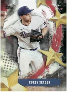 TEXAS RANGERS -CORREY SEAGER-2025 Topps Series 1 -Stars of MLB #SMLB-14 GEM - Picture 1 of 1