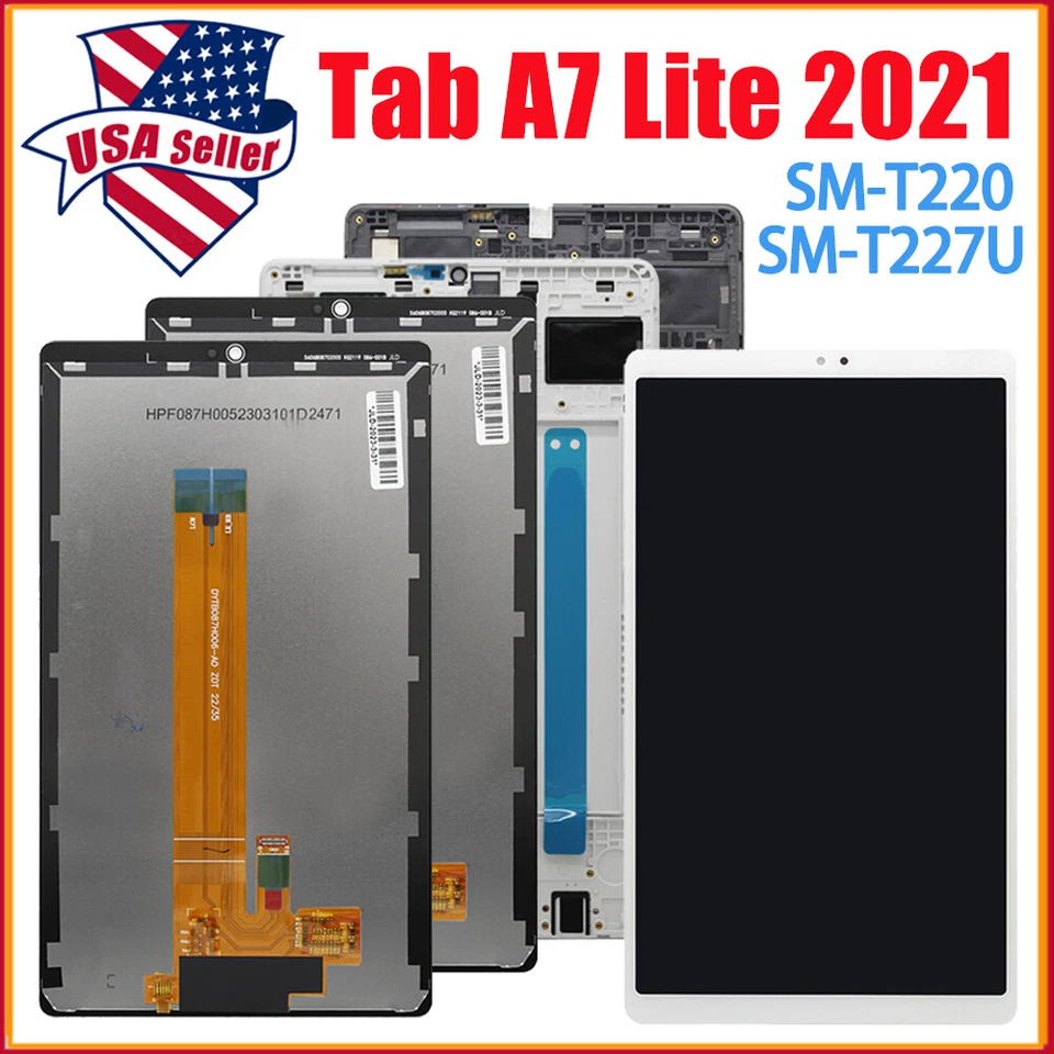 LCD Display Touch Screen ±Frame Lot For Samsung Galaxy Tab A7 Lite SM-T220 T227U