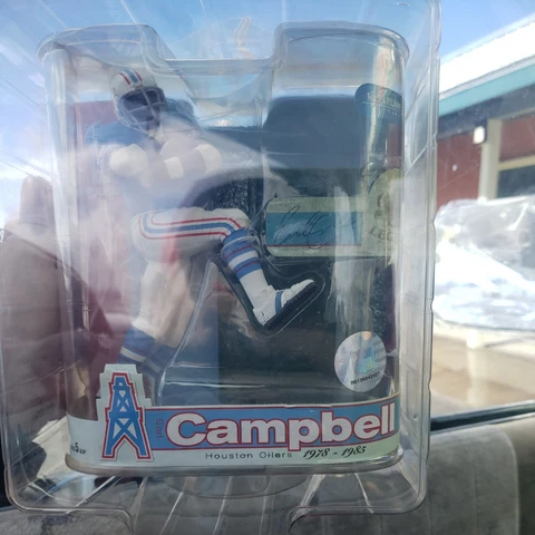 Mcfarlane NFL Legends Earl Campbell Houston Oilers RB MINT!!  * Inc. 1979 Rc Crd Cover