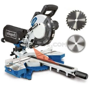 TRONCATRICE RADIALE LEGNO SCHEPPACH HM216 2000 W SEGA CIRCOLARE ø 216 LASER - Foto 1 di 6