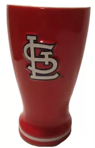 MLB Baseball St. Louis Cardinals Red Pilsner 3D Sculpted Ceramic Beer Mug 16 oz - Picture 1 of 7