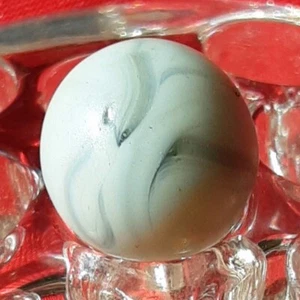 5/8"  Vitro Agate Rare Chalkie Marble In Beautiful Mint Condition 👌. - Picture 1 of 11