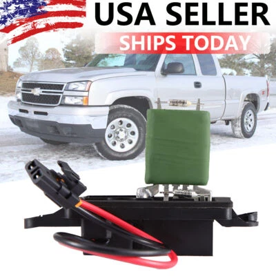 A/C Heater Blower Motor Resistor Fan Speed Control for Chevy Silverado 2500 1500 - Image 1 of 4