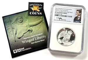 2017 SAINT GAUDENS COMEM. ULTRA HIGH RELIEF PF70 PROOF ULTRA-CAMEO NGC MERCANTI - Picture 1 of 4