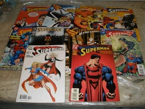 LOT OF 10 DC COMIC BOOKS SUPERMAN GIRL ACTION ADVENTURES - Picture 1 of 6