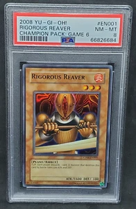 Yugioh PSA 8 NM-MT Rigorous Reaver CP06-EN001 Champion Pack 6 Ultra Rare 2008 - Bild 1 von 2