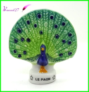 Feve de collection Oiseau Bird Edition Atlas " Le Paon " #F22 - Imagen 1 de 1