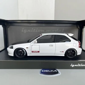 Ignition Model 1/18 Ig 2674 Honda Civic Type R With Carbon Hood. EK9 White - Picture 1 of 8