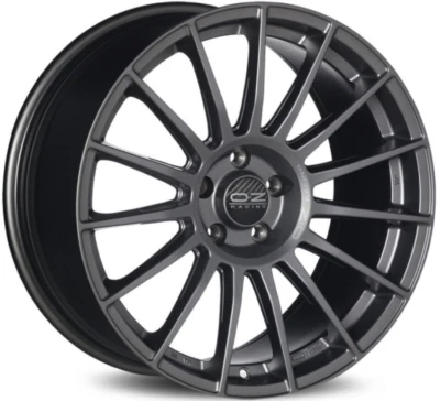 Sommerräder Tesla SAlufelgen OZ Superturismo LM 19 Zoll graphit grau Continental - Bild 1 von 2