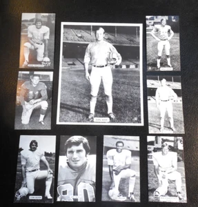 1970s Detroit Lions lot JD McCarthy 8 postcards & RARE 8x10 Mann Boden Gallagher - Picture 1 of 4