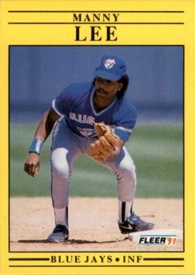 1991 Fleer MLB Manny Lee #179 - Image 1 of 2