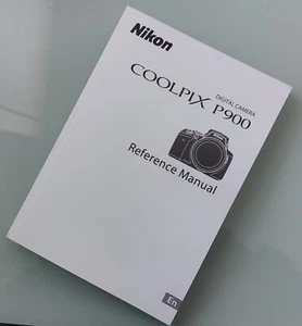 Nikon Coolpix P900 Camera Reference Manual Printed Size A5 Professionally Bound - Picture 1 of 24
