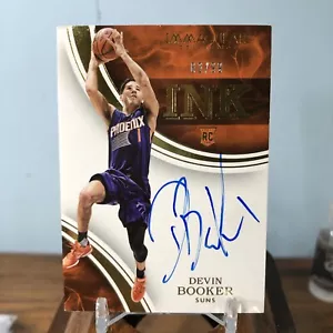 2015-16 Devin Booker Panini Immaculate Ink Rookie On Card Auto /99 - Picture 1 of 9