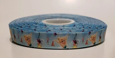 20 Yards Tinker Bell Fairy 1/2" Grosgrain Polyester Ribbon - Image 1 of 4