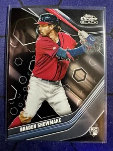 2023 Topps Chrome Black Braden Shewmake RC #20 Rookie Atlanta Braves - Picture 1 of 2