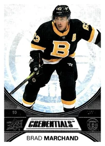 2021-22 Upper Deck Credentials Brad Marchand #20 - Picture 1 of 2
