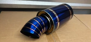 car mufflers exhaust universal Turndown Tip 2.5inlet And 3.0outlet Brand New - Picture 1 of 9