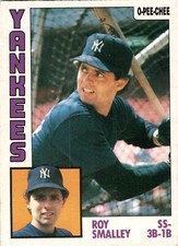 1984 O-pee-Chee #305 Roy Smalley Free ship.