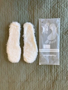 Real Sheepskin Insoles Men's 10 Warm Winter Shoe Inserts Pads for Boots - Picture 1 of 4
