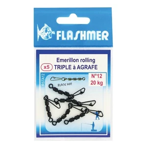 Flasmer Emerillon Rolling Triple à Agrafe - 5 Stück/Packung - Bild 1 von 3