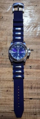 Reloj de buceo suizo Invicta 6253 Reserve para hombre con esfera azul correa de poliuretano azul Foto 1 de 4