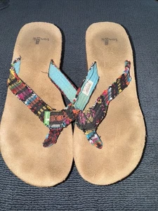 Sanuk Fraid too Size 5 Platform Sandals  - Picture 1 of 6