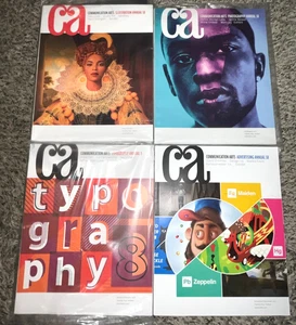 Lot of 4 COMMUNICATION ARTS MAGAZINE Lot of 4 2017/18 - Foto 1 di 5