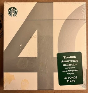Brand New Starbucks 40th Anniversary Collection 2 CD Set 2011 Various Artist - Picture 1 of 5