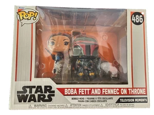 Funko Moments: Star Wars - Boba Fett Fennec on Throne #486 free shipping - Picture 1 of 7