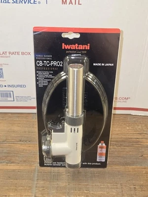 New! Iwatani CB-TC-PRO 2 Culinary Torch Butane Cooking Finishing - Made in Japan - Image 1 of 2