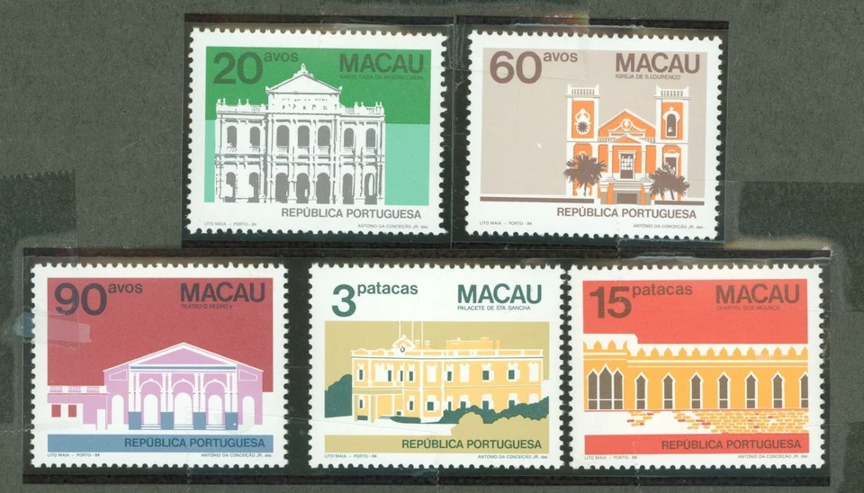 Juego Macao #489-493 MNH (SCV=$11,15) Foto 1 de 1