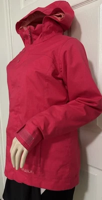  Burton Dry Ride Hooded Jacket Size L  Ski  Waterproof Jacket Color Fuchsia  - Image 1 of 4