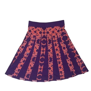 Neu mit Etikett 7th Avenue New York & Company Damenrock Größe XXL lila/orange - Bild 1 von 7