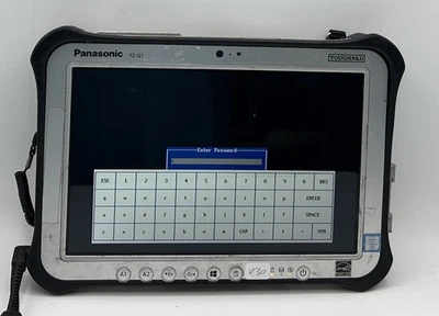 Panasonic ToughPad FZ-G1 | Core i5-6300U 2.4GHz  8GB RAM  No SSD | Bios Lock V30 - Image 1 of 4