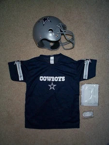 Dallas Cowboys nfl Halloween Helmet Jersey Set Costume YOUTH KIDS BOYS (m-medium - Picture 1 of 2