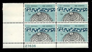 The Sciences Plate Block 1963 - Picture 1 of 1